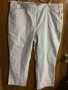 Hilary RADLEY Pull On Hose 2XL blau gestreift mit Bauchkontrolle - Bild 1 von 8