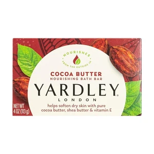 Yardley London Saponetta da Bagno Nutriente Burro di Cacao, Aiuta ad Ammorbidire la Pelle Secca con - Foto 1 di 4
