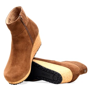 NEW Women's Birkenstock papillio Ebba Dark Tea Suede Boots Size UK 5.5 RRP £150. - Picture 1 of 5