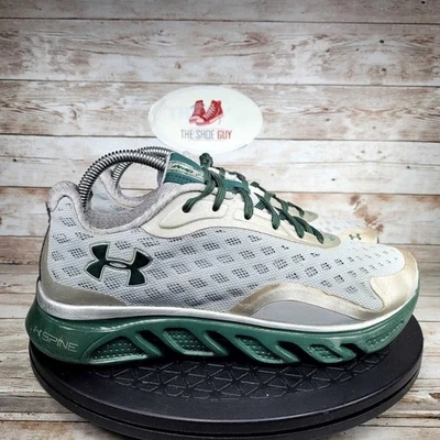 Under Armour Spine Women's Size 8.5 Green /white Running Shoes - Image 1 of 4