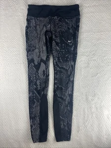 Nike (627060 233) - Dri-Fit Epic Lux graue Schlangenleder-Lauftights - Damen Me - Bild 1 von 6