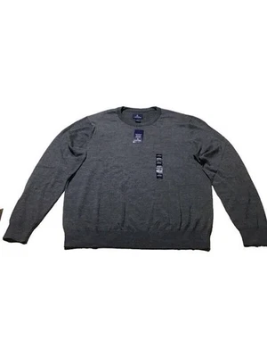 Stafford Men's Crew Neck Sweater 100% Merino Wool- Gray XL - Image 1 of 4