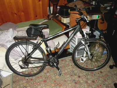 SPECIAL Rockhopper Comp, 17-дюймовая Рама Матовая Черная Вилка Manitou Горный Велосипед - Изображение 1 из 4