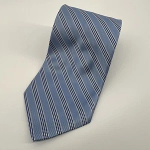 Brooks Brothers Men's Light Blue Stripes Necktie 3.5”Wide Classic Preppy - Picture 1 of 4