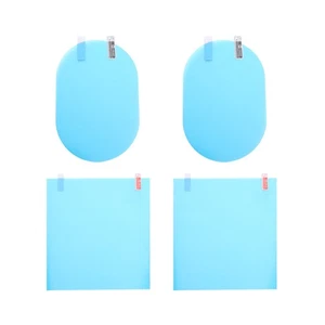 4 Pcs Car Rearview Mirror Film Protective Anti-Fog Window Protector - Picture 1 of 12