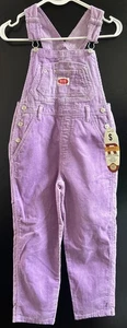 Vintage Y2K Revolt Forever Classic Bib Overalls Youth Small Violet Cord - Bild 1 von 8