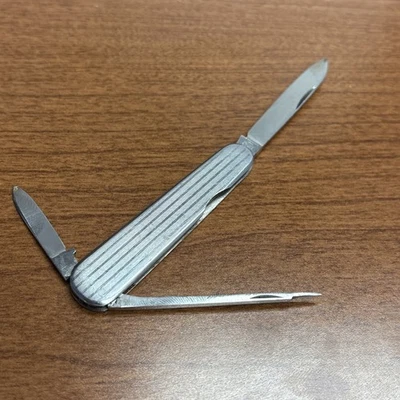 Cuchillo Plegable Alemán Caballero Contador Acero Inoxidable Inoxidable con Archivo Foto 1 de 4