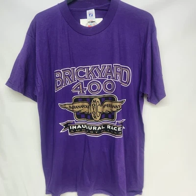 VTG Logo 7 Brickyard 400 Inaugural Race 1994 Indianapolis Speedway T’Shirt XL  - Image 1 of 4