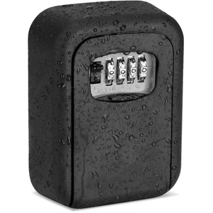 Tresor Schlüsseltresor für Draußen mit Rücksetzbarem Code - Schwarz - Bild 1 von 9