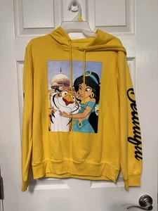 Disney Aladdin Jasmin Rajah gelber Hoodie Large - Bild 1 von 7