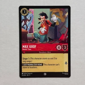 Max Goof 112/204 Disney Lorcana Fabled Regular Common Card NM - Picture 1 of 2