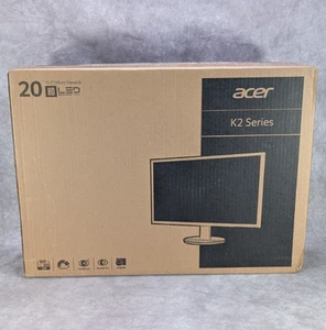 Acer K2 Series 19.5" LCD Widescreen Monitor K202HQL bd 1600x900@60Hz 5ms NO HDMI - Picture 1 of 6