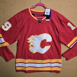 Nuova maglia uomo Calgary Flames Matthew Tkachuk #19 autentica Adidas rossa L 52 nuova con etichette - Foto 1 di 9