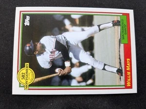 2022 Topps Montgomery Club Baseball Card # 19 Willie Mays - San Francisco Giants - Picture 1 of 3