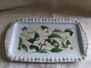 Cardew Design TGUY Busy Bees for our Tea & Honey 11 3/4" x 6 1/2" Serving Plate - Picture 1 of 7