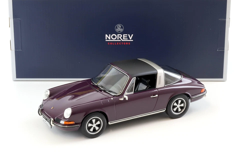 Norev Porsche 911 T Targa violet 1971 1/18 187644