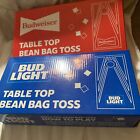 Budweiser Table Top Bean Bag Toss Game New 4.9” X 9.8”