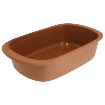 Römertopf Auflauf Form Brotbackform Brotform 2-4 Perso Gratin Ton Ofenschale 750 - Bild 1 von 2