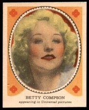 1938 R68 Shelby Gum Hollywood Screen Stars #36 BETTY COMPSON EXCL+ **RDX**