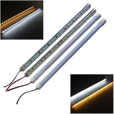6PCS 33cm Aluminium shell 12V/24V 5730 LED strip Hard Rigid LED Strip Bar lamps - Image 1 of 4