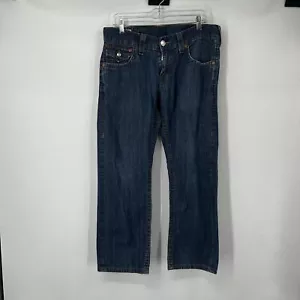 Jeans Ricky Azul True Religion De Colección Talla 32 Hechos en EE. UU. Y2k - Imagen 1 de 11