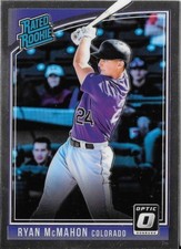 RYAN McMAHON 2018 Donruss Optic Rated Rookie SP Photo Variation #39 ROCKIES RC