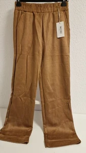 Damenhose Camel weites Bein Jogpants Gr 38 bequem sitzend Elastischer Bund - Bild 1 von 3