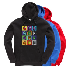 Suéter con capucha para niños de personajes de Among Us regalo niños saltador juegos merchandising top - Imagen 1 de 13