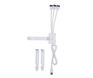 LIAN LI PW-U2TPAW USB 2.0 to 3 HUB WHITE "EXPRESS SHIP" - Picture 1 of 1