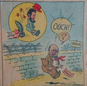 Colección de Caricaturas Políticas JFK Misiles Cubanos Crisis Derechos Civiles Guerra Fría - Imagen 1 de 24