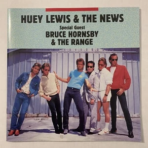1987 Huey Lewis & The News Japan Tour Concert Program Book Vintage 1980s - Picture 1 of 10