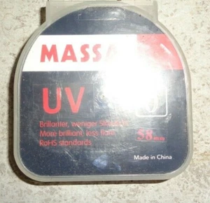 MASSA LENS FILTER UV 0 58MM CHINA ** - Picture 1 of 1