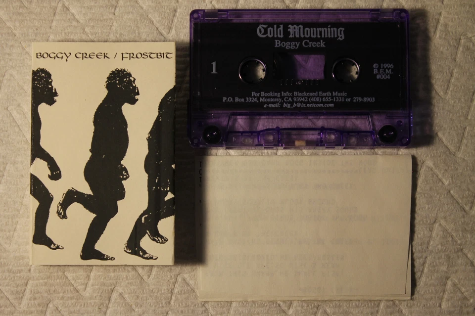 Cold Mourning Boggy Creek / Frostbit US private cassette 1996 DOOM metal TESTED - Image 1 of 1