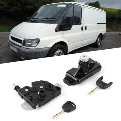 NUEVO FORD TRANSIT MK7 CAPÓ CERRADURA Y PESTILLO CON 2 LLAVES 2006-2011 Foto 1 de 4