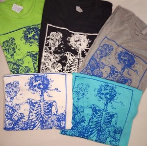Grateful Dead Bertha Skelett kurzärmliges T-Shirt mehrere Größen und Farben verfügbar - Bild 1 von 8