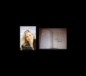 TATUM O'NEAL SIGNIERTES BUCH GEFUNDEN MIT COA VOM SIGNIEREN SCHÖNE 1. AUFLAGE Erstdruck - Bild 1 von 1
