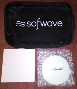 Sofwave Logo LED Double Mirror Compact And Black Mesh Zippered Storage Case - Picture 1 of 1
