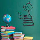 Child On Books School Classroom Wall Sticker WS-18943