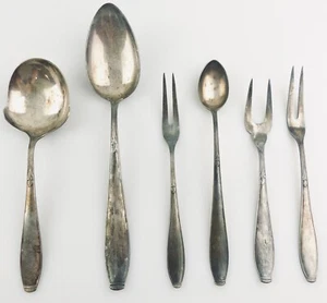 e10926 6 versilberte WMF Vorleger 90er Silberauflage - Picture 1 of 8