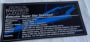 Autocollant de remplacement Star Wars UCS pour 10221 Executer Super Star Destroyer - Photo 1/1