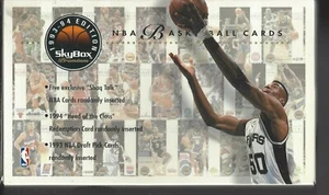 1993-94 SKYBOX SERIES 1 BASKETBALL EMPTY WAX PACK DISPLAY BOX see scan - Picture 1 of 1