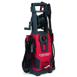 Powermate 2100 PSI Water Electric Pressure Washer w/Onboard Storage, Red (Used) - Picture 1 of 11