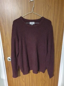 Men's M&S Wool Jumper - Burgundy colour, UK size Medium - Marks & Spencer - Picture 1 of 3