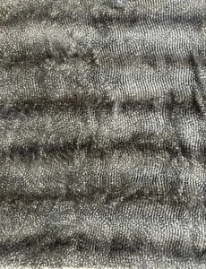 PIER 1 Throw Blanket - Animal Print Stripes Shaggy 50” x 60” Solid Flip Side - Picture 1 of 6