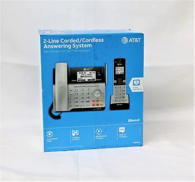 AT&T 2 Line Corded/Cordless Answering System  - Image 1 of 4