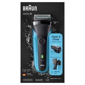 Braun Rasoio Elettrico Uomo Serie 3 Rasoio Elettrico Lamina Wet Dry Ricarica 310s - Foto 1 di 5