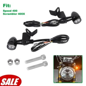 For 24-25 Scrambler 400X Speed 400 Indicators Lamp Front LED Turn Signal Lights - Bild 1 von 24