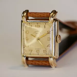 Vintage 30-40er Jahre Herrenuhr J. Aeschbach NACHF. 16 Rubis Durowe Kaliber 412 - Bild 1 von 12