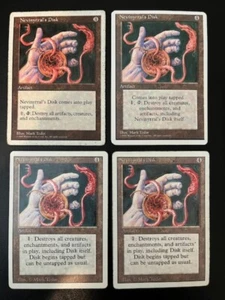MTG- Nevinyrral's Disk x4 - (2x Revised, 1x 4th Edition, 1x 5th Edition) - Picture 1 of 1