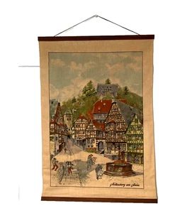Die historische Stadt Miltenberg, Franken, Bayern, Deutschland Wandbild auf Leinwand - Bild 1 von 4